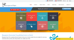 Desktop Screenshot of managementpaper.com